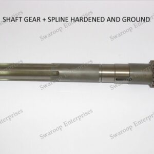 SPLINE SHAFT WITH GEAR GROUND