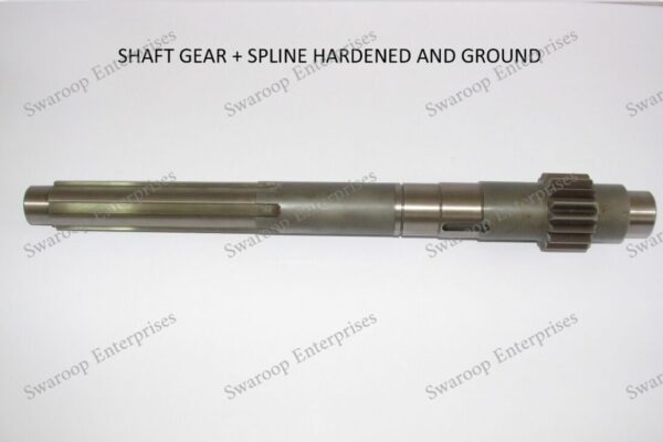 SPLINE SHAFT WITH GEAR GROUND